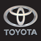 TOYOTA  ORIGINAL LOGO PROJECROTR LIGHTS Nr.02 (quantity 1 = 1 sets/2 door lights)