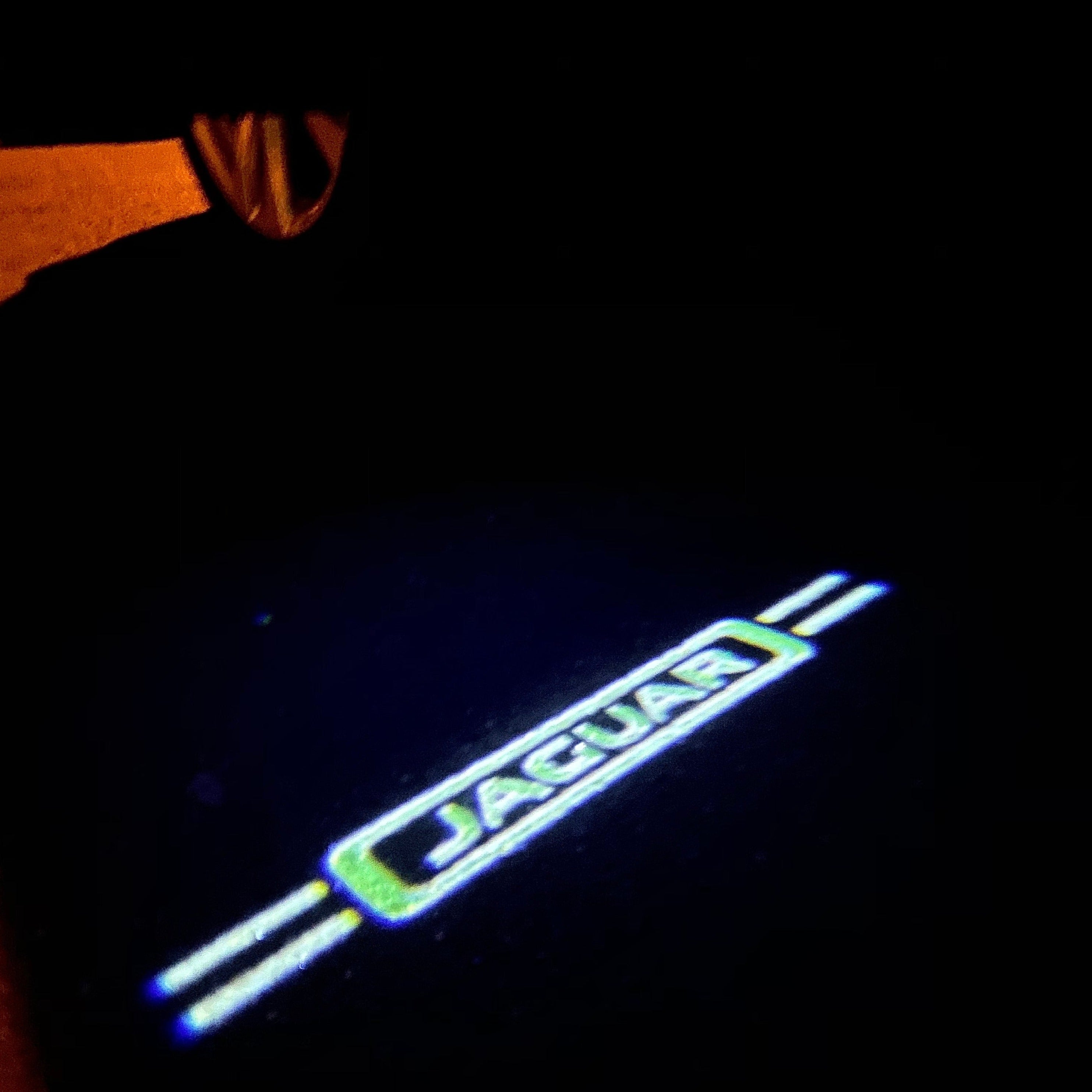 جاكوار LOGO PROJECROTR أضواء Nr.14 (كمية 1 = 1 مجموعات / 2 أضواء الباب)