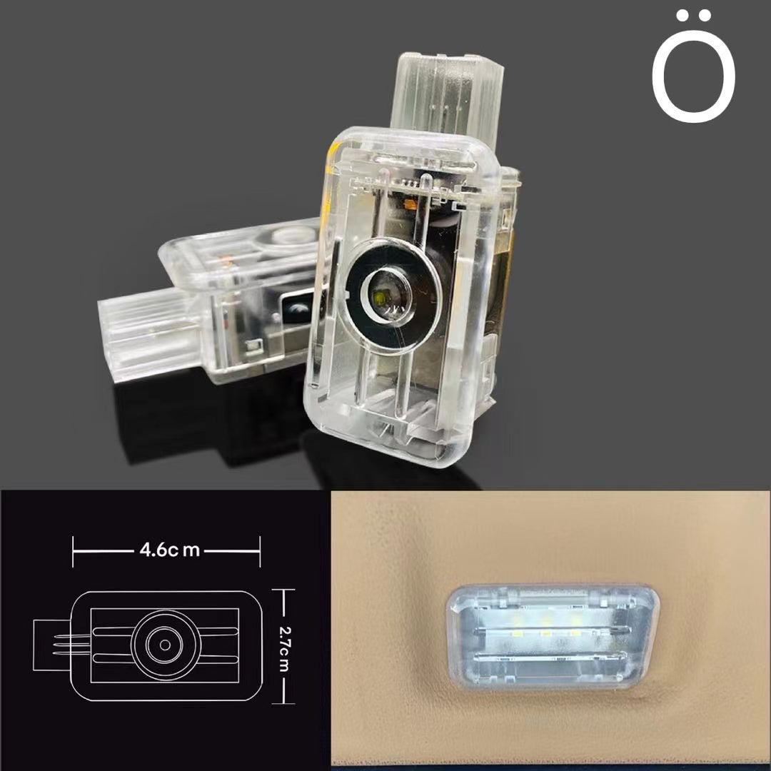 JAGUAR LOGO PROJECROTR LIGHTS Nr.47 (الكمية 1 = 1 مجموعة / 2 أضواء باب)