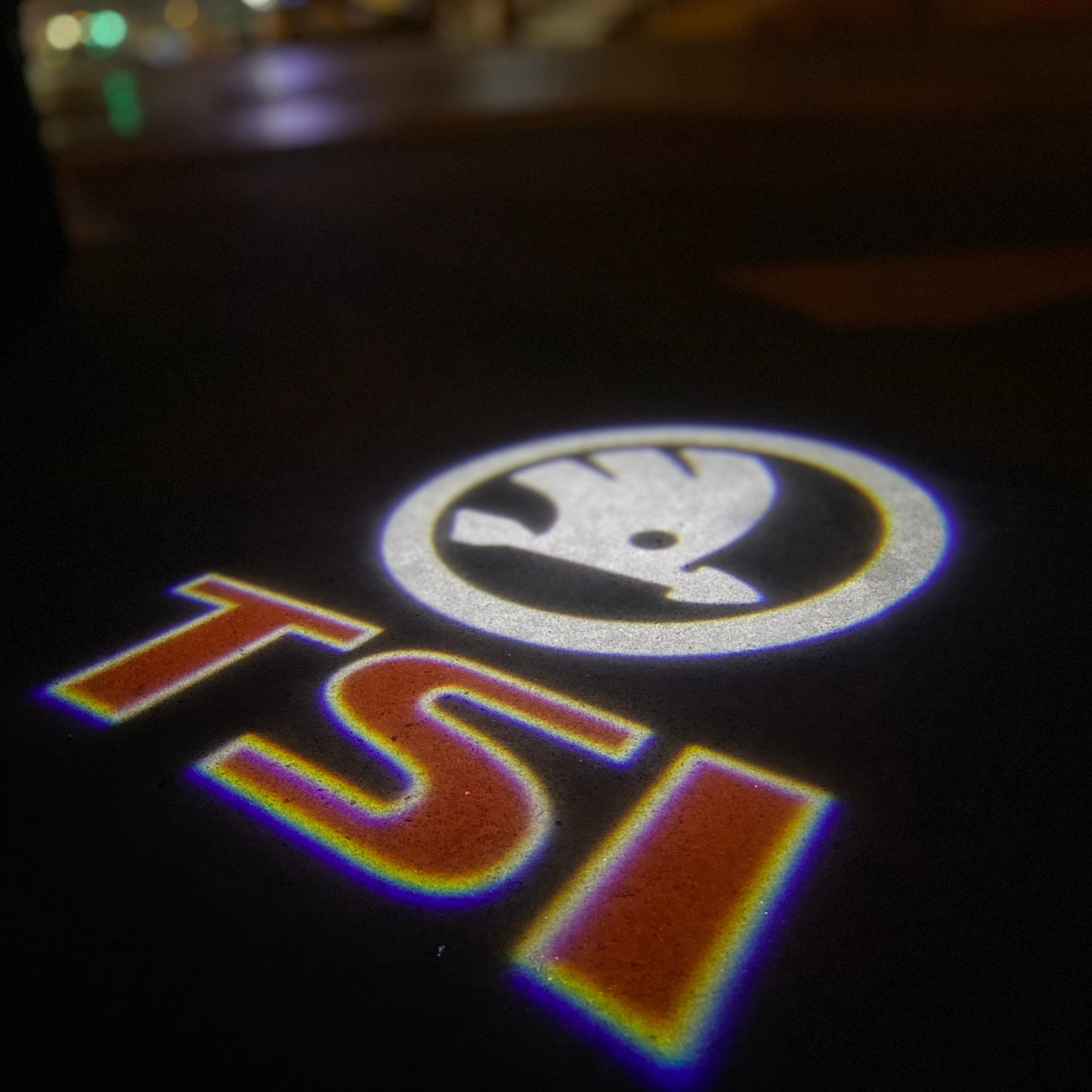 سكودا LOGO PROJECTOR LIGHTS Nr.09 (الكمية 1 = 2 شعار فيلم / 2 مصباح للباب)