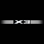 بي ام دبليو X3 LOGO PROJECTOT أضواء Nr.21 (كمية 1 = 1 مجموعات / 2 أضواء الباب)