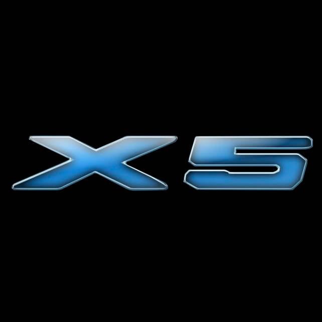 BMW X5 LOGO PROJECTOR LIGHTS Nr.19 (الكمية 1 = 1 مجموعة / 2 أضواء باب)