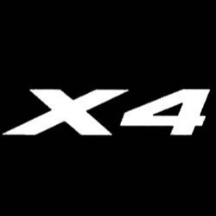 BMW X4 LOGO PROJECTOR LIGHTS Nr.26 (الكمية 1 = 1 مجموعة / 2 أضواء باب)