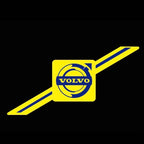 أضواء بروجكتور شعار فولفو رقم 30 (الكمية 1 = 2 شعار فيلم / 2 مصباح باب)