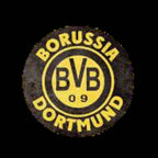 BVB DORTMUND Football CLUB Logo Nr.235 (الكمية 1 = 2 فيلم شعار / 2 مصباح باب
