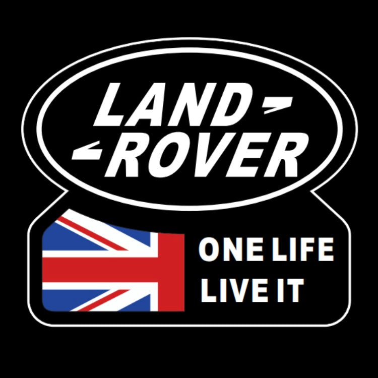 Land Rover LOGO PROJECROTR LIGHTS Nr.04 (الكمية 1 = 1 مجموعة / 2 أضواء باب)