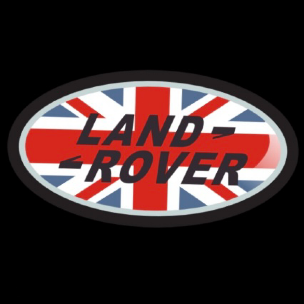 Land Rover LOGO PROJECROTR LIGHTS Nr.04 (الكمية 1 = 1 مجموعة / 2 أضواء باب)