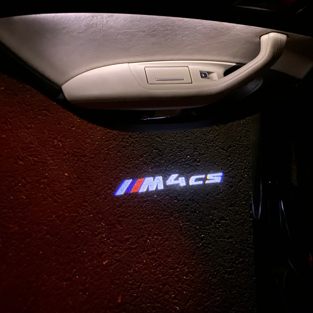 BMW M3 LOGO PROJECTOR LIGHTS Nr.24 (الكمية 1 = 1 مجموعة / 2 أضواء باب)