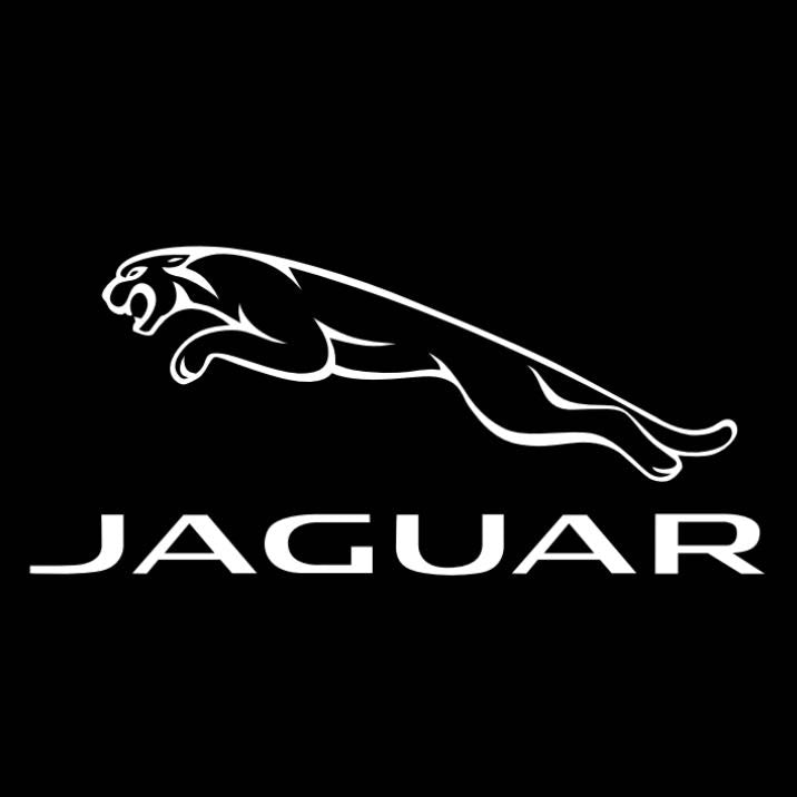 JAGUAR LOGO PROJECROTR LIGHTS Nr.04 (الكمية 1 = 1 مجموعة / 2 أضواء باب)