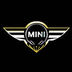 MINI ORIGINAL LOGO PROJECROTR LIGHTS Nr.14 (quantity  1 =  2 Logo Film /  2 door lights)