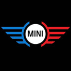 MINI ORIGINAL LOGO PROJECROTR LIGHTS  (quantity  1 =  2 Logo Film /  2 door lights)  Nr.mini001