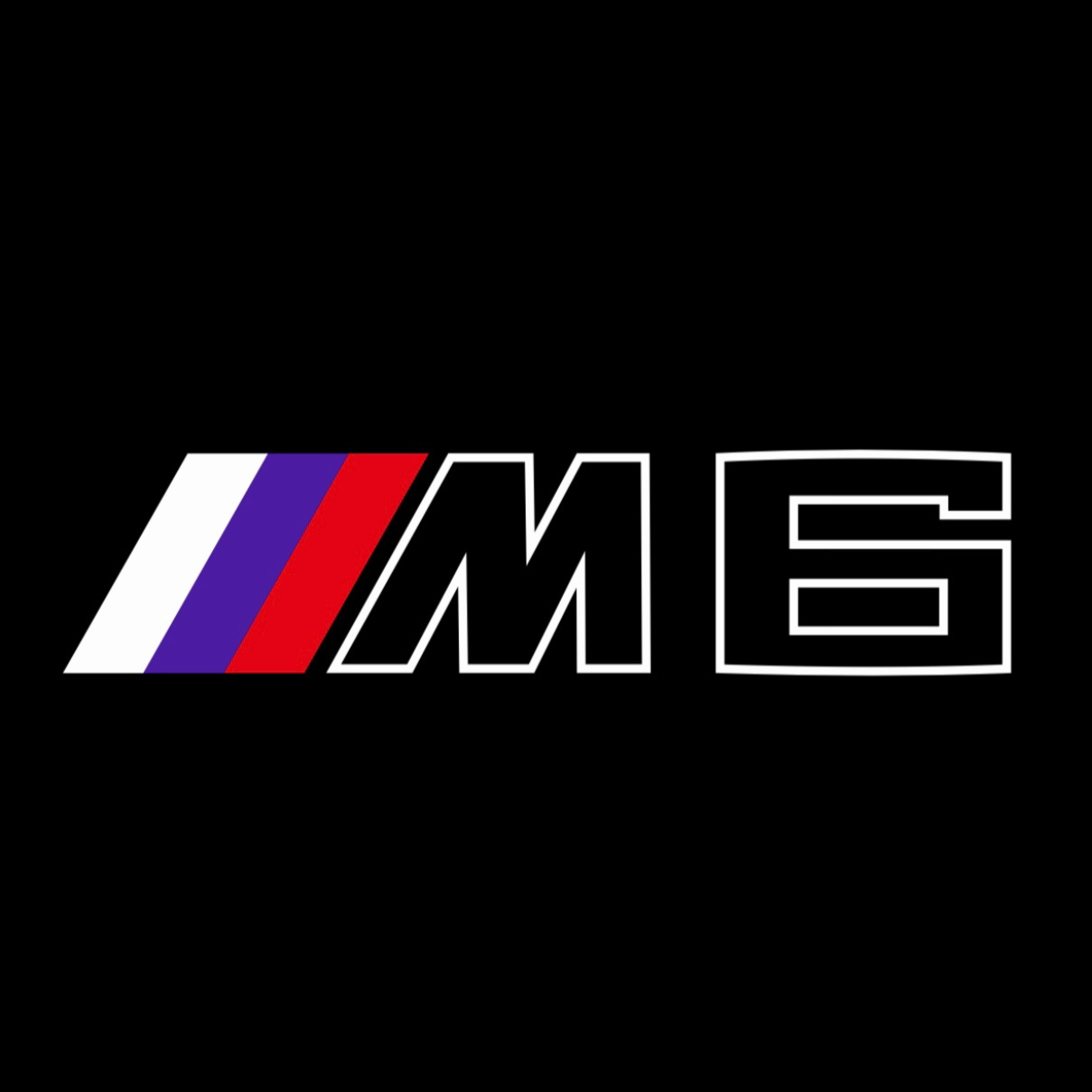 BMW M6 LOGO PROJECTOR LIGHTS Nr.04 (الكمية 1 = 1 مجموعة / 2 أضواء باب)