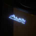 AUDI LOGO PROJECTOT LIGHTS Nr.19 (الكمية 1 = 2 Logo Films /2 أضواء الباب)
