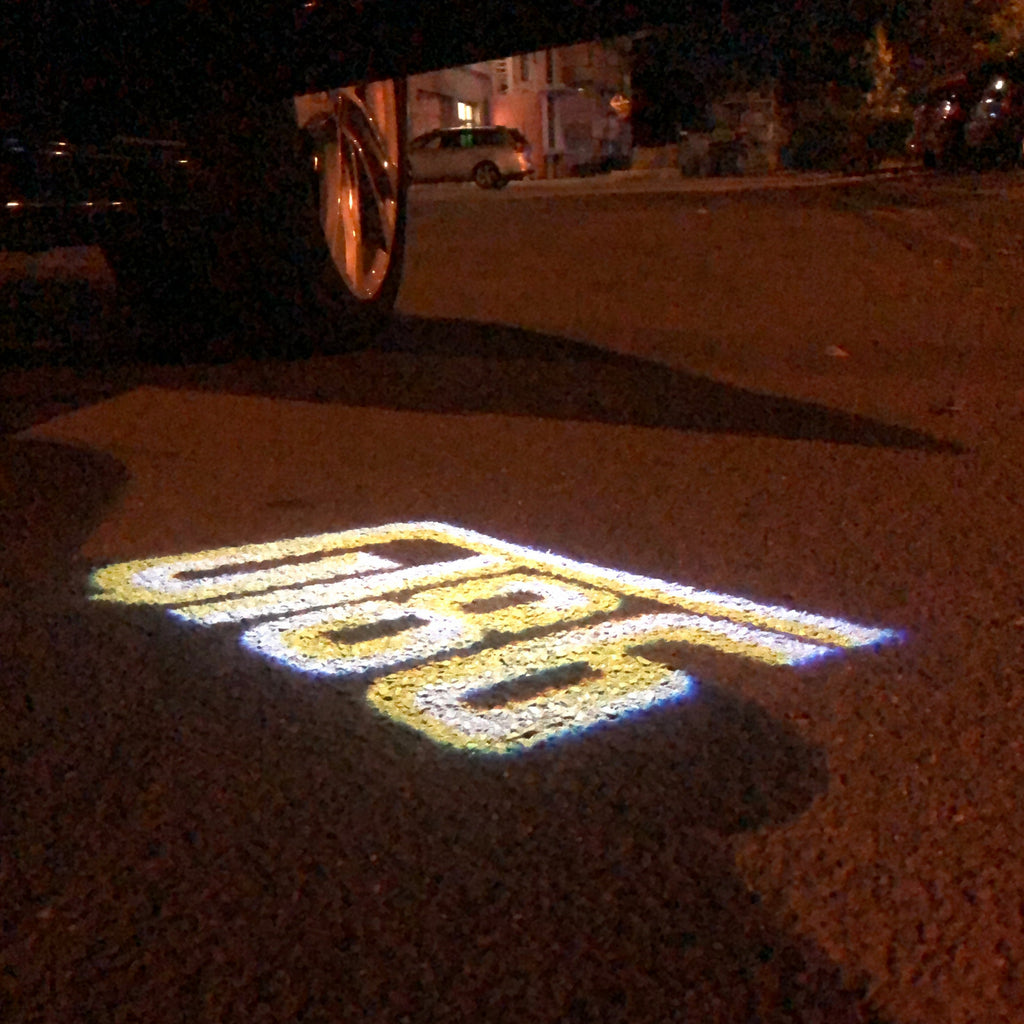 TOYOTA  GT86 LOGO PROJECROTR LIGHTS Nr.11  (quantity 1 = 2 Logo Films /2 door lights）