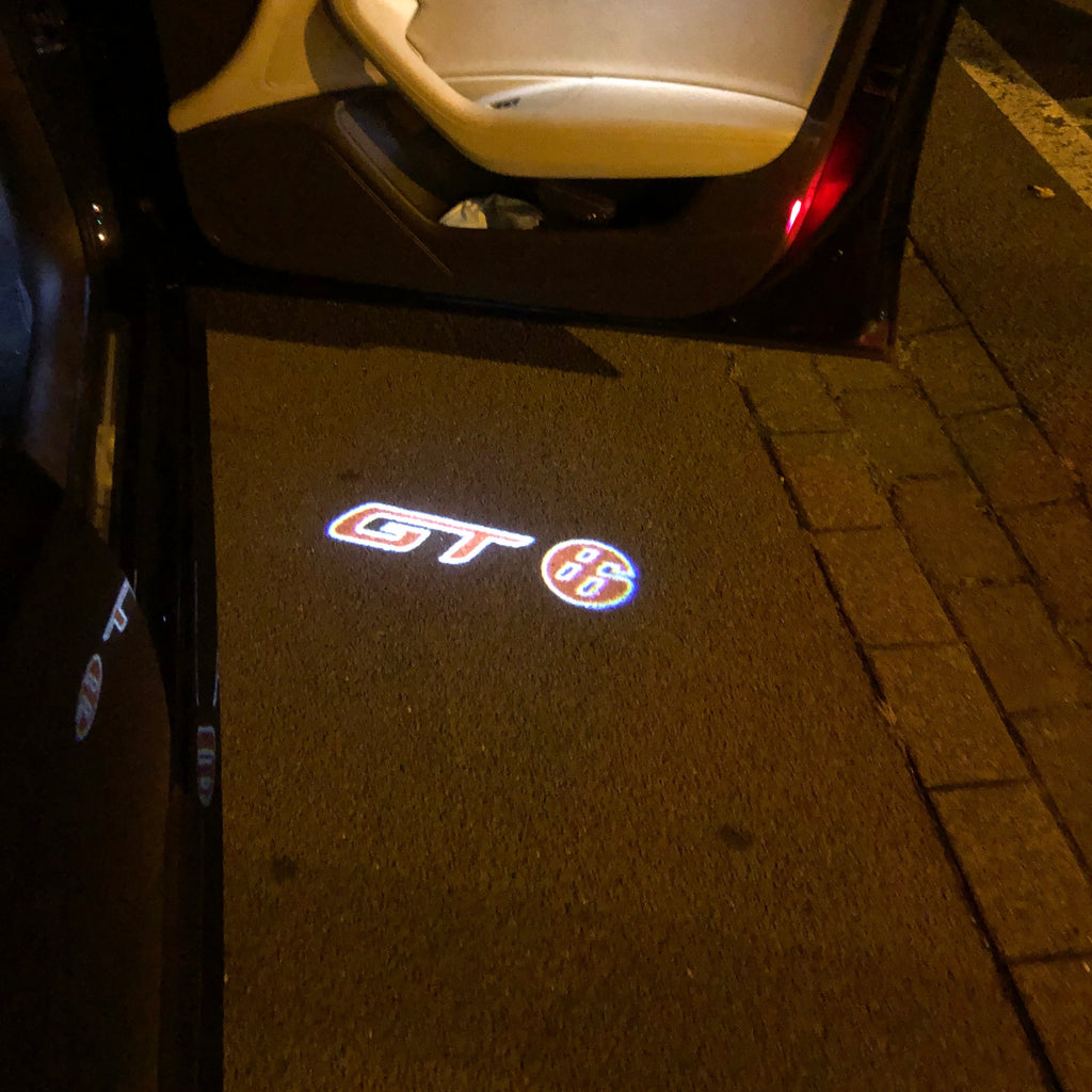 TOYOTA  GT86 LOGO PROJECROTR LIGHTS Nr.06 (quantity 1 = 2 Logo Films /2 door lights）