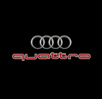 AUDI LOGO PROJECTOT LIGHTS Nr.19 (الكمية 1 = 2 Logo Films /2 أضواء الباب)