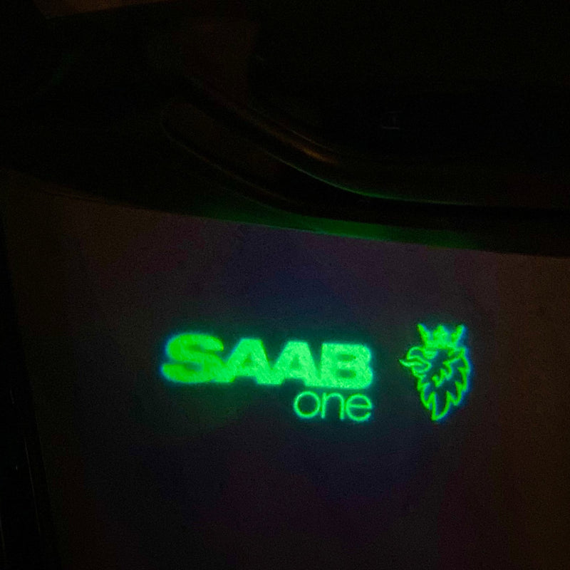 SAAB  Original LOGO PROJECROTR LIGHTS Nr.2503  (quantity 1 = 1 sets/2 door lights)