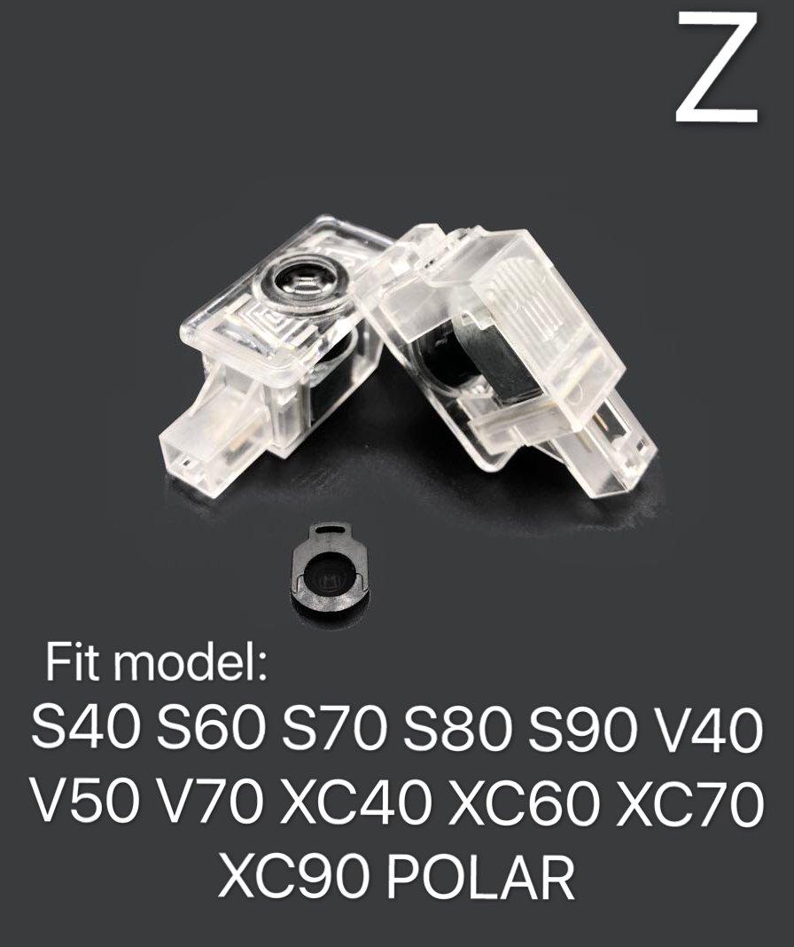 فولفو LOGO PROJECROTR أضواء Nr.29 (الكمية 1 = 2 شعار فيلم / 2 أضواء الباب)