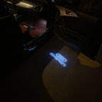 AUDI LOGO PROJECTOT LIGHTS Nr.19 (الكمية 1 = 2 Logo Films /2 أضواء الباب)