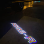 AUDI LOGO PROJECTOT LIGHTS Nr.19 (الكمية 1 = 2 Logo Films /2 أضواء الباب)
