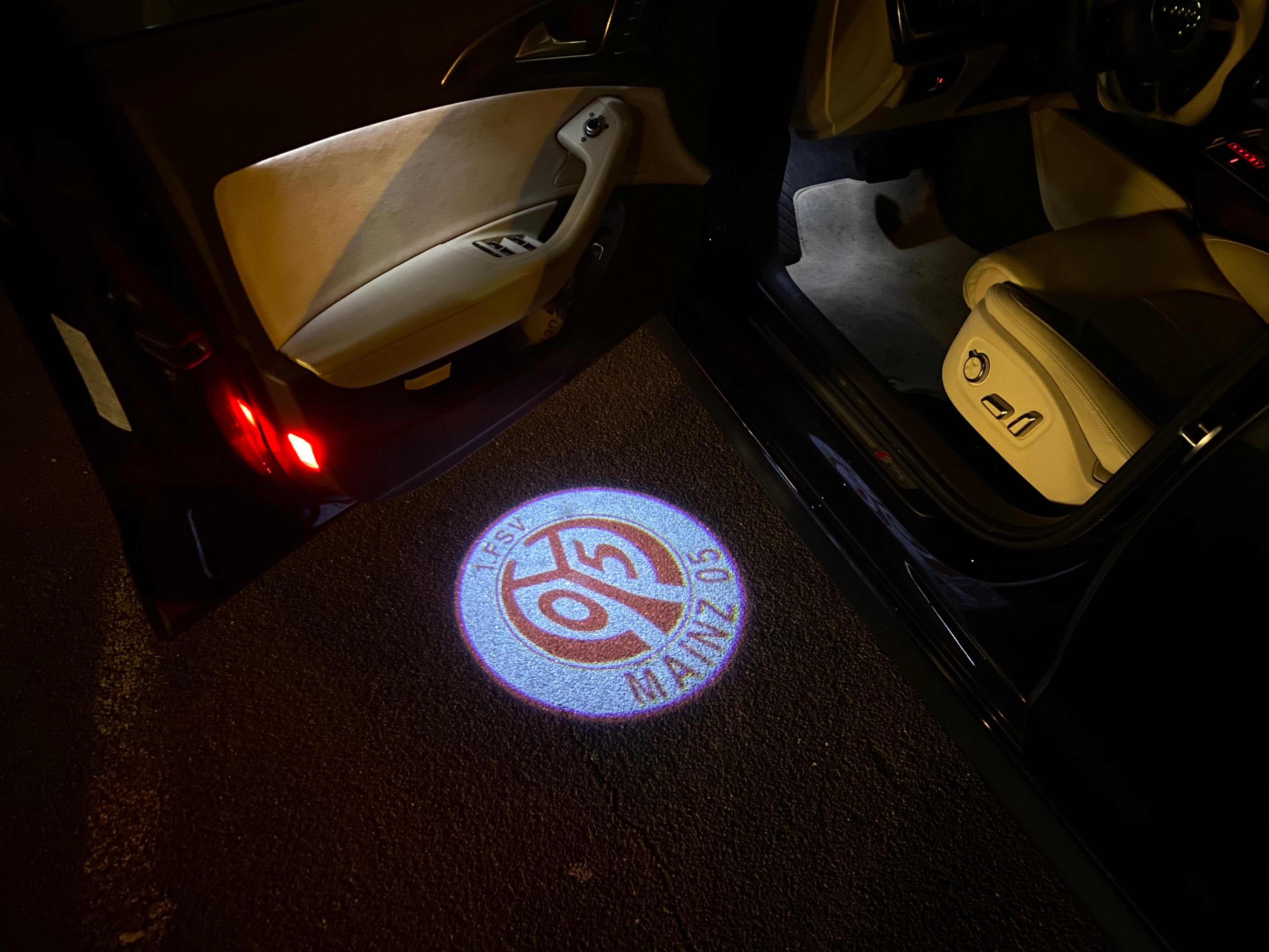 Football CLUB FSV Mainz 05 Logo Nr.258  (quantity 1 = 2 Logo Films /2 door lights）