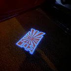 JDM LOGO PROJECTOT LIGHTS Nr.18 (quantity 1 = 1 sets/2 door lights)
