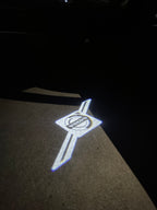 فولفو LOGO PROJECROTR أضواء Nr.29 (الكمية 1 = 2 شعار فيلم / 2 أضواء الباب)