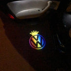 شعار فولكس فاجن أضواء الباب رقم. 01 (الكمية 1 = 2 شعار فيلم / 2 مصباح باب)