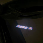 AUDI LOGO PROJECTOT LIGHTS Nr.19 (الكمية 1 = 2 Logo Films /2 أضواء الباب)