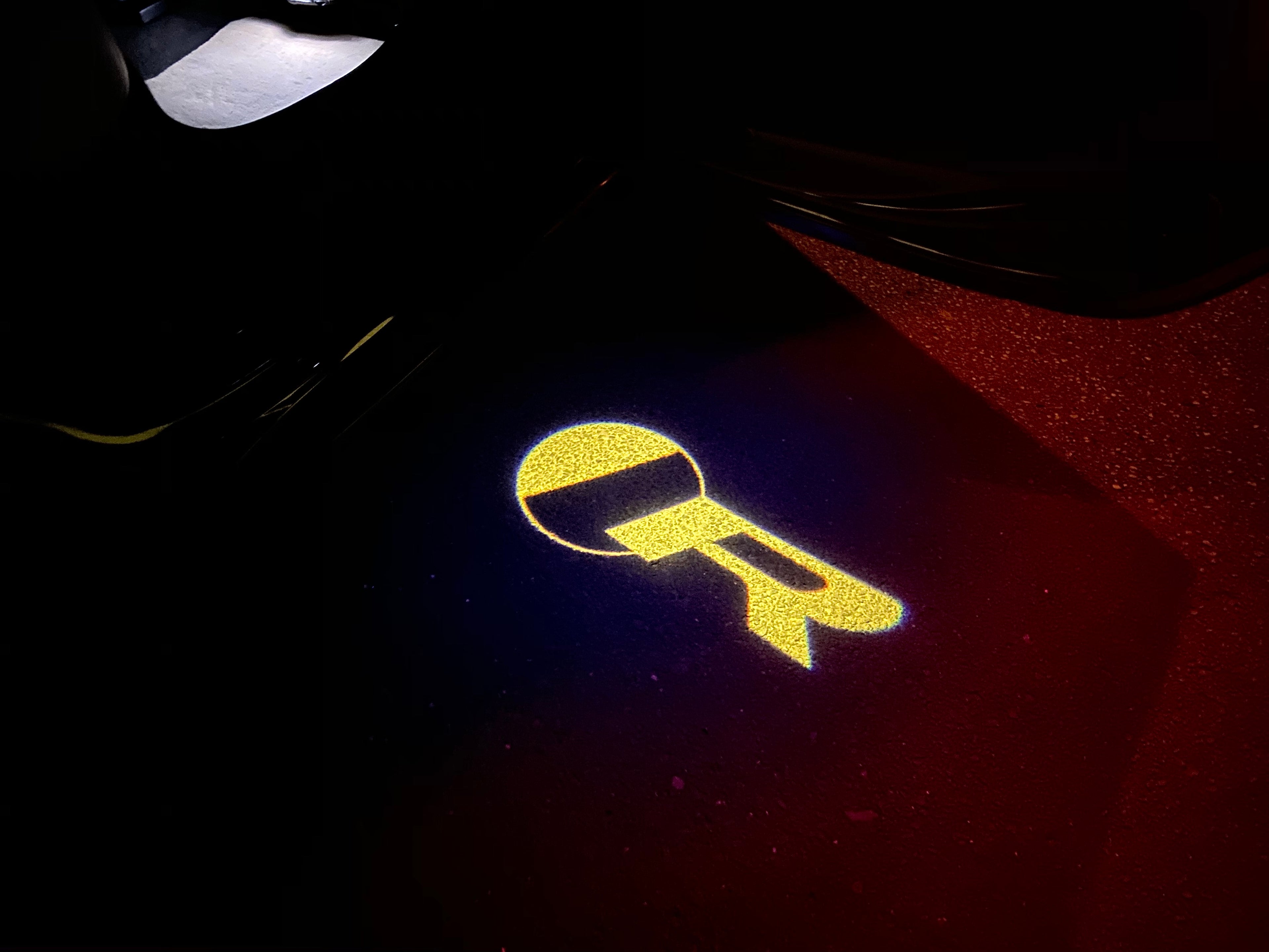 جاكوار LOGO PROJECROTR أضواء Nr.34 (الكمية 1 = 1 مجموعات / 2 أضواء الباب)