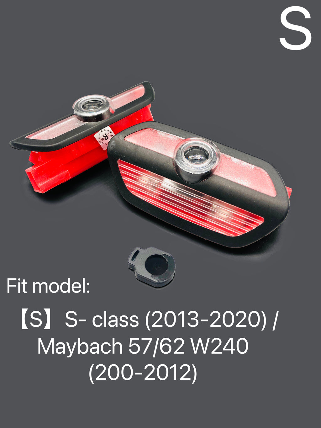 أضواء بروجكتور شعار MERCEDES BENZ رقم 01 (الكمية 1 = 1 مجموعة / 2 أضواء باب)