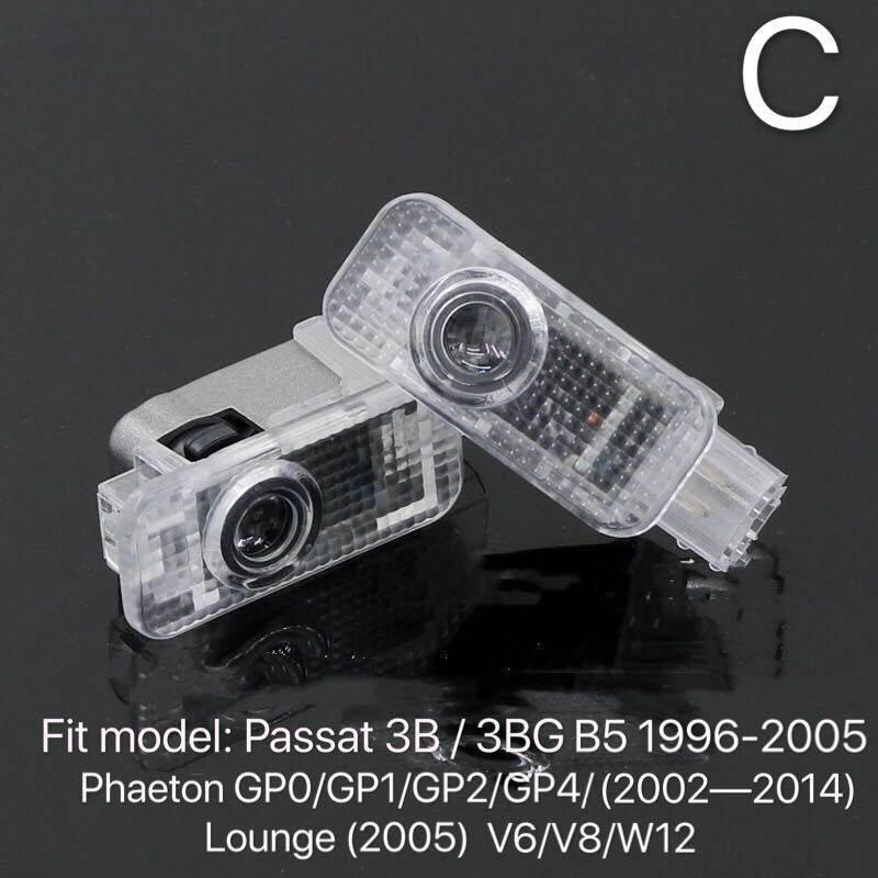 أضواء أبواب فولكس فاجن R Logo Nr. 149 (الكمية 1 = 2 فيلم شعار / 2 مصباح باب)