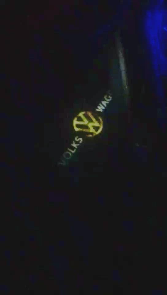Fokkswagen Loophen Logاءة Logo Nr. 06 (الكمية 1 = 2 شعار / أضواء للباب 2)