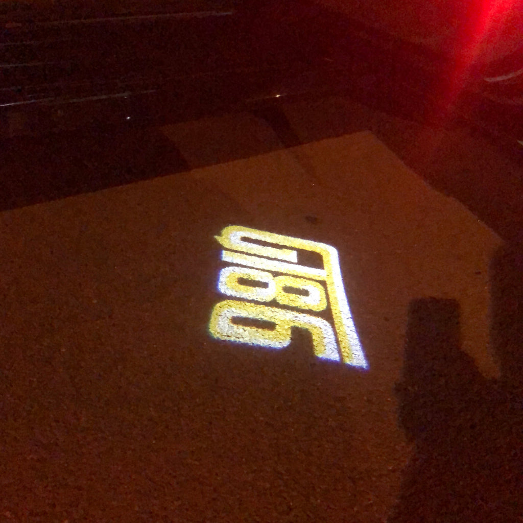 TOYOTA  GT86 LOGO PROJECROTR LIGHTS Nr.11  (quantity 1 = 2 Logo Films /2 door lights）