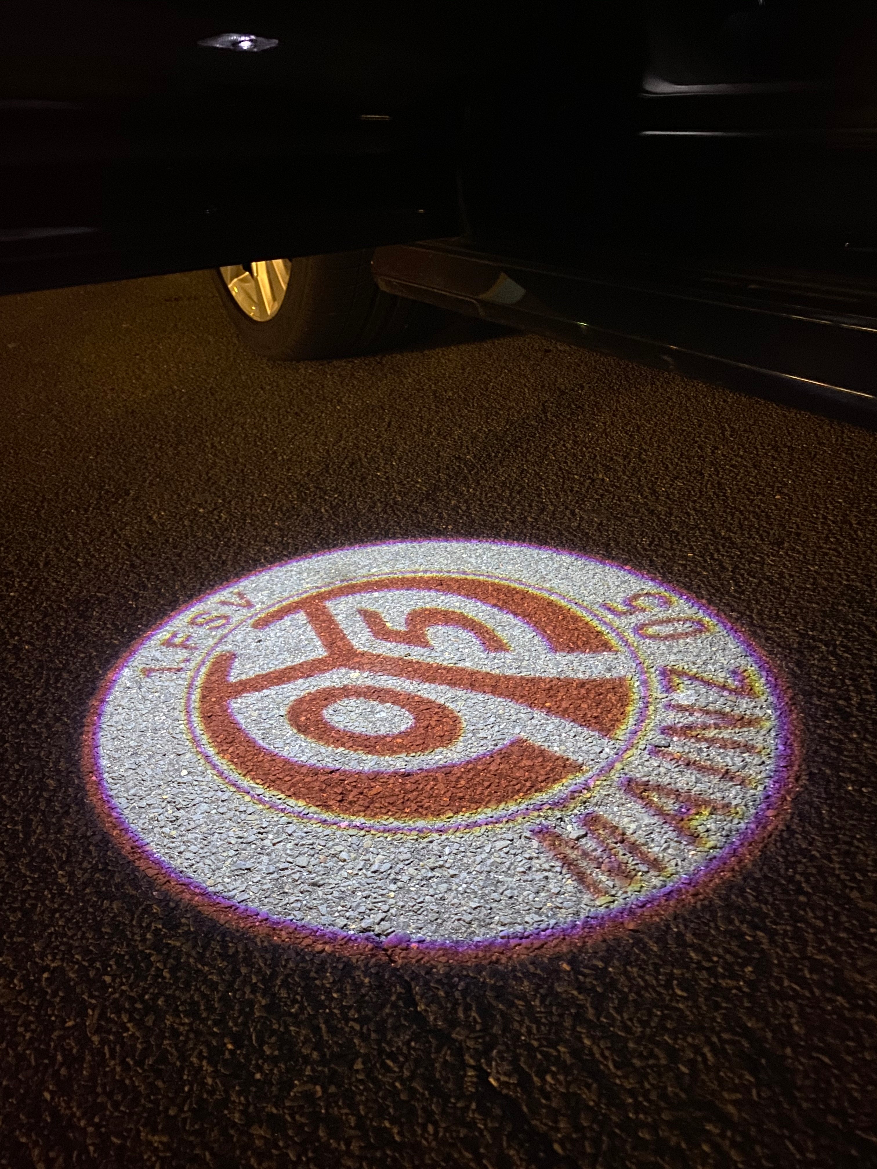 Football CLUB FSV Mainz 05 Logo Nr.258  (quantity 1 = 2 Logo Films /2 door lights）