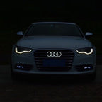 أودي الجبهة جريل الشعار LED
