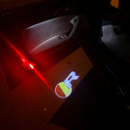 JAGUAR LOGO PROJECROTR LIGHTS Nr.42 (الكمية 1 = 1 مجموعة / 2 أضواء باب)