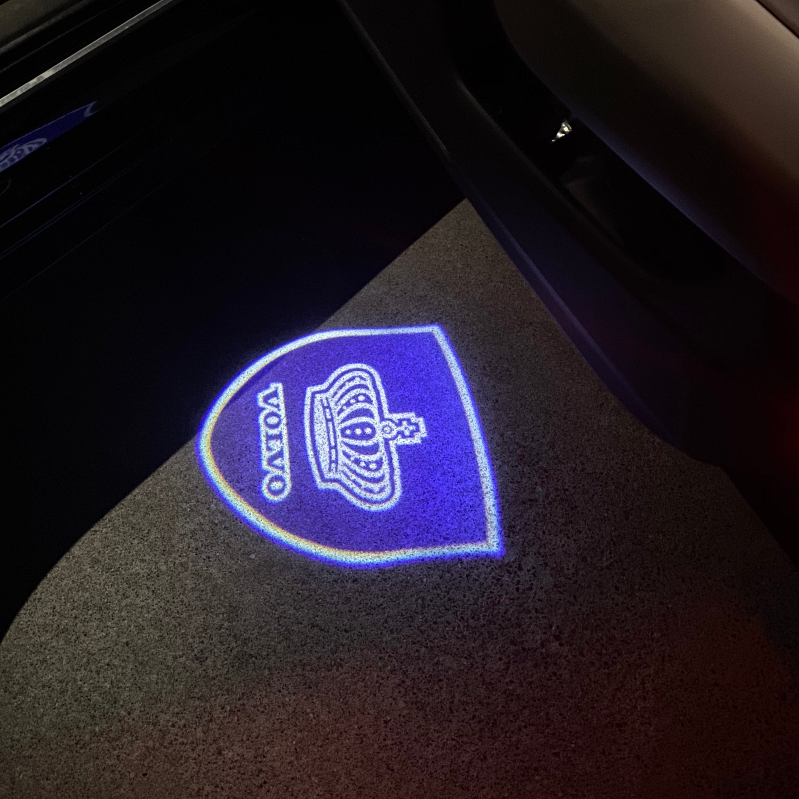 فولفو LOGO PROJECROTR أضواء Nr.86 (كمية 1 = 2 شعار فيلم / 2 أضواء الباب)