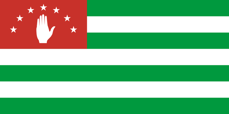 Abkhazia  National Flag  logo door lights (quantity 1 = 1 sets / 2 logo film /  Can replace of lights  other logos )
