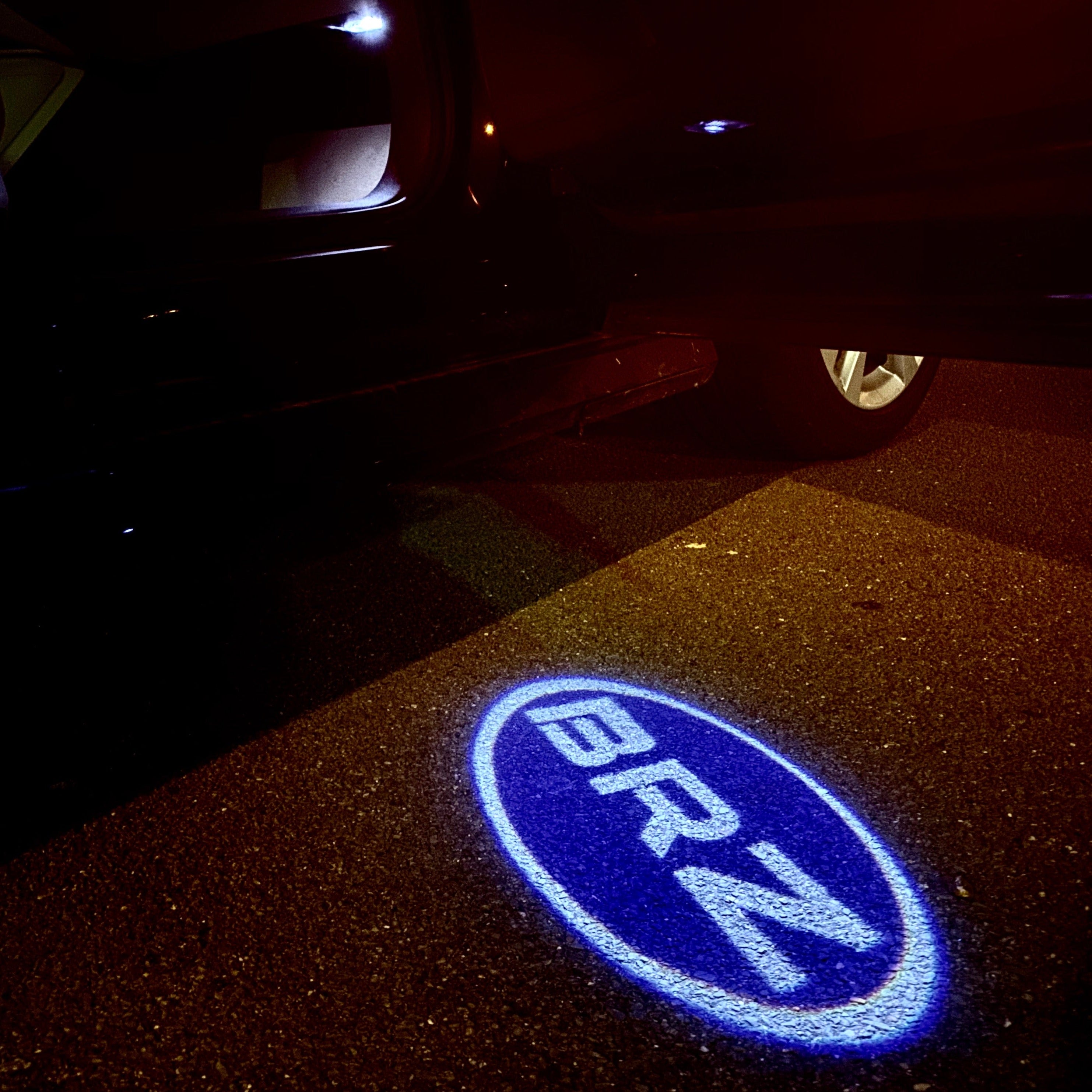 BRZ  LOGO PROJECROTR LIGHTS Nr.03 (quantity 1 = 1 sets/2 door lights)