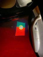 República Portuguesa National Flag  logo door lights (quantity 1 = 1 sets / 2 logo film / Can replace of lights  other logos )