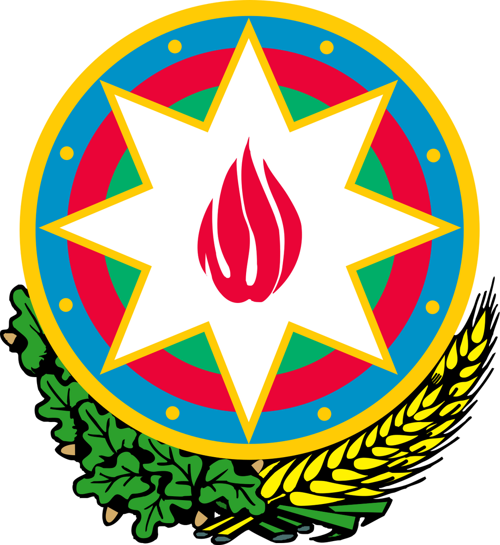 Azerbaijan Azаrbaycan شعار العلم الوطني (كمية 1 = 1 مجموعات / 2 فيلم شعار / يمكن استبدال أضواء شعارات أخرى)