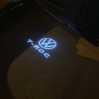 Volkswagen Door lights T-ROC Logo  Nr. 129 (quantity 1 = 2 Logo Films /2 door lights）