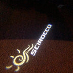 Volkswagen Door lights SCIROCCO Logo  Nr. 61  (quantity 1 = 2 Logo Films /2 door lights）