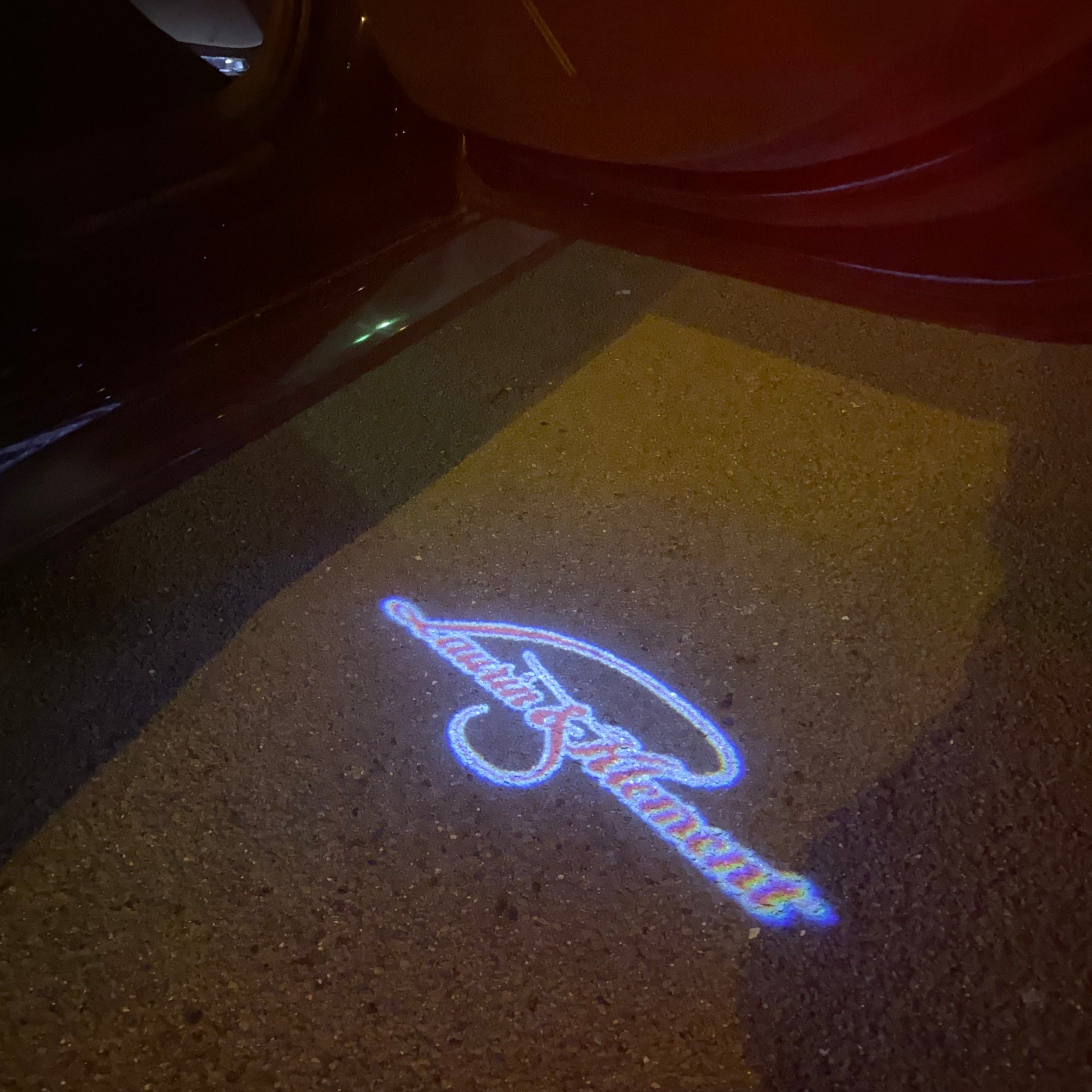 SKODA Laurin & Klement LOGO PROJECTOR LIGHTS Nr.19 (الكمية 1 = 2 فيلم شعار / 2 باب)