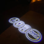 AUDI LOGO PROJECTOT LIGHTS Nr.19 (الكمية 1 = 2 Logo Films /2 أضواء الباب)