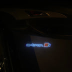 AUDI LOGO PROJECTOT LIGHTS Nr.19 (الكمية 1 = 2 Logo Films /2 أضواء الباب)