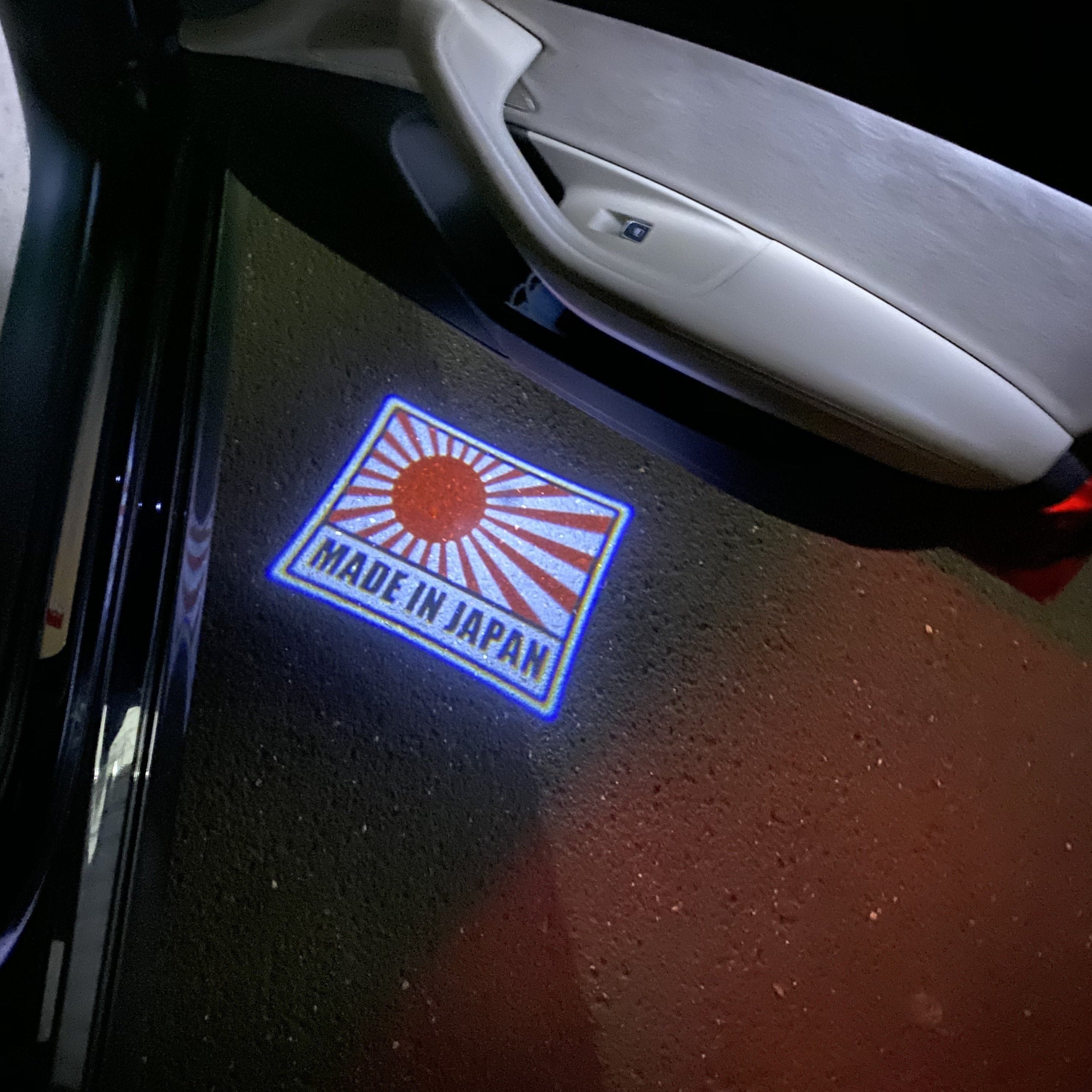 JDM LOGO PROJECTOT LIGHTS Nr.22 (quantity 1 = 1 sets/2 door lights)