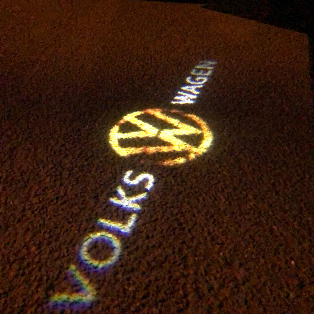 Fokkswagen Loophen Logاءة Logo Nr. 06 (الكمية 1 = 2 شعار / أضواء للباب 2)