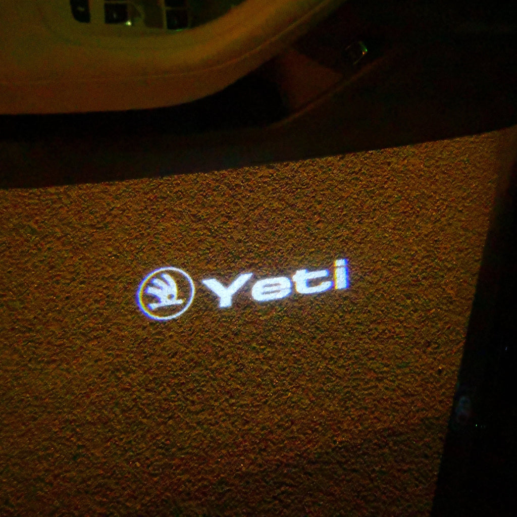 SKODA LOGO PROJECTOT أضواء Nr.118 (كمية 1 = 2 شعار فيلم / 2 أضواء الباب)